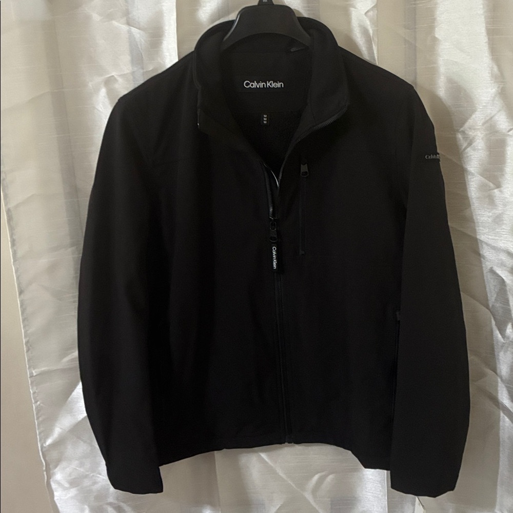 Calvin Klein Men's Soft Shell With Sherpa Lining | Black | Medium